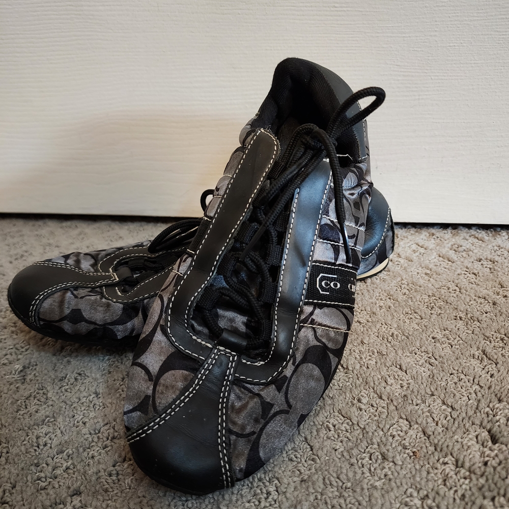 Coach Black and Gray Sneakers